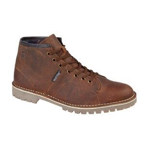Grafters Unisex Adult Heritage Waxy Leather Monkey Boots / Brown